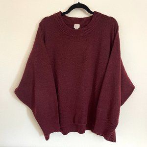 Oversized Maroon Sweater